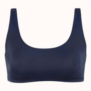 Lively Navy Bralette Bikini Top